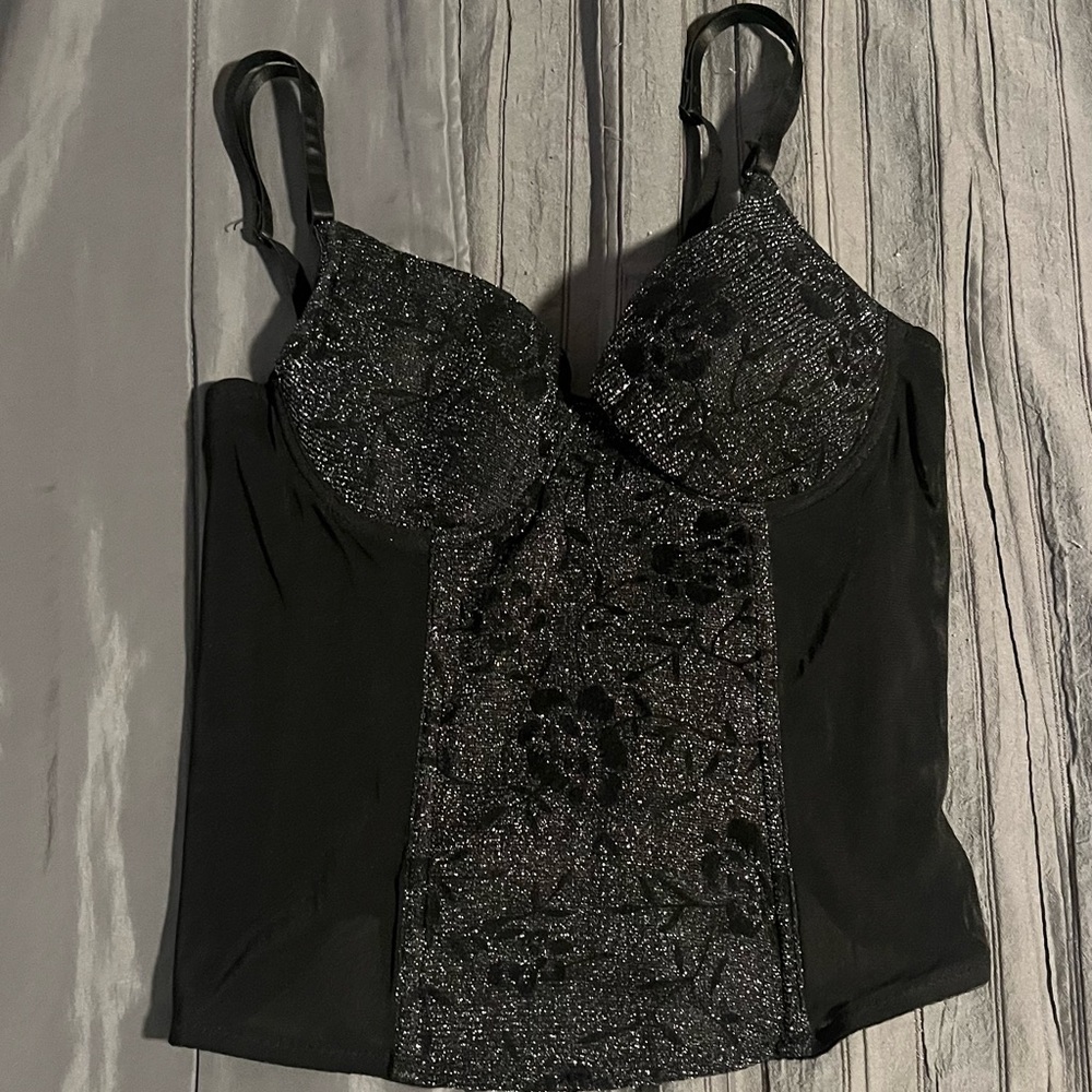 Black corset top